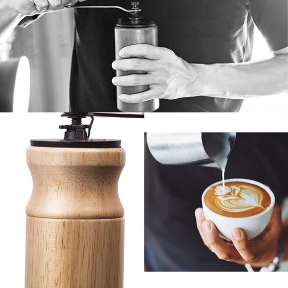 AKIRAKOKI Dining Akirakoki Manual Coffee Bean Grinder Wooden Mill